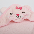 Pink Kitten Design Luxo 100% Bambu Com Capuz Toalha de Bebê e Luva Toalhinha, Extra Suave e Altamente Absorvente, Embalagem De Luxo